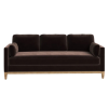 Brown Velvet Sofa