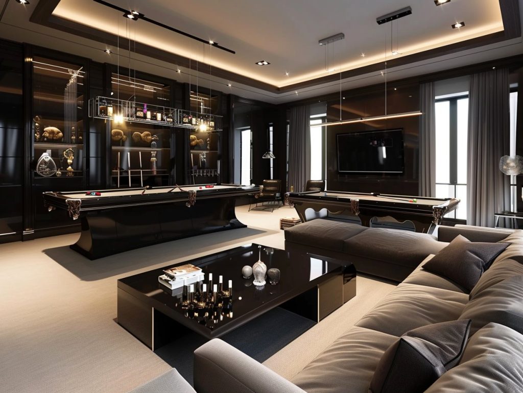 luxury man cave
