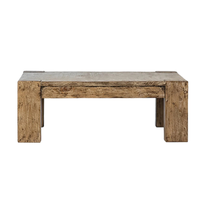 rustic wood coffee table