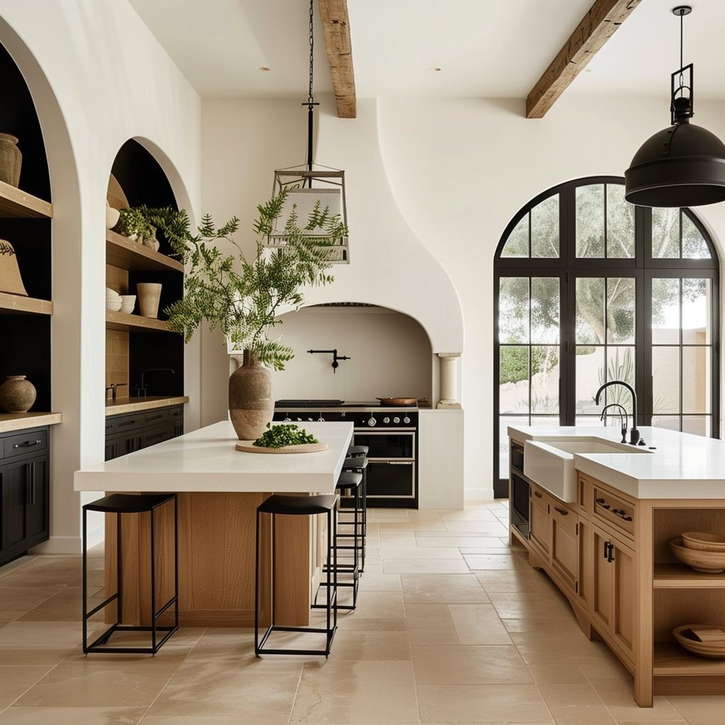 spanish style homes interior kitchen