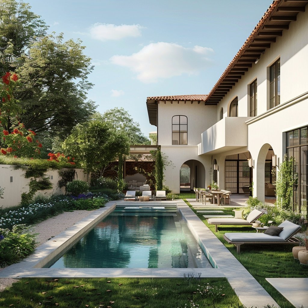 spanish style pool