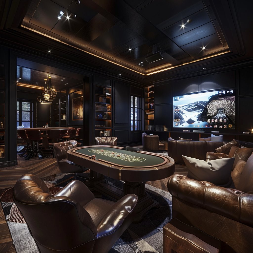 upscale man cave
