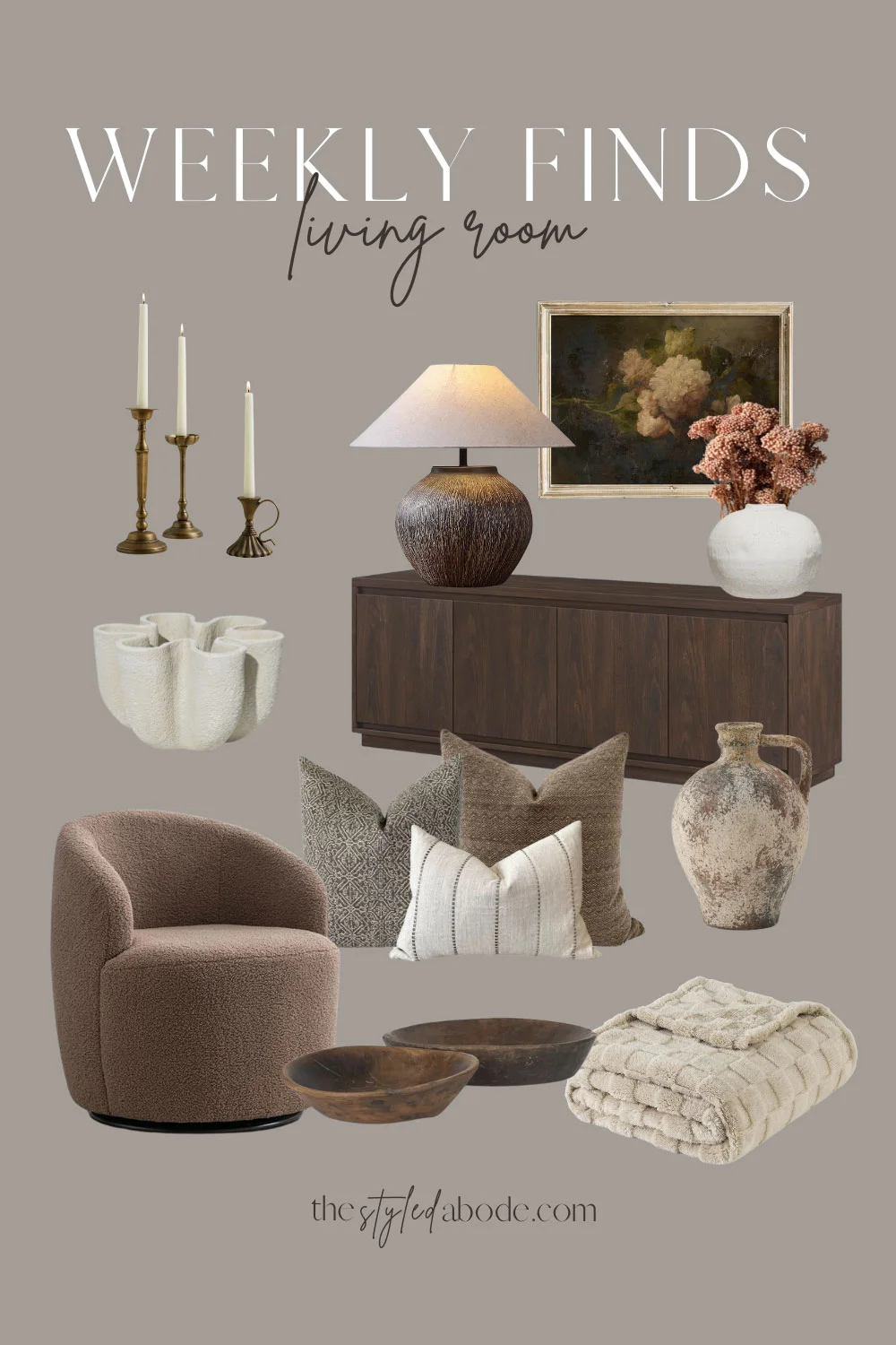 modern vintage living room