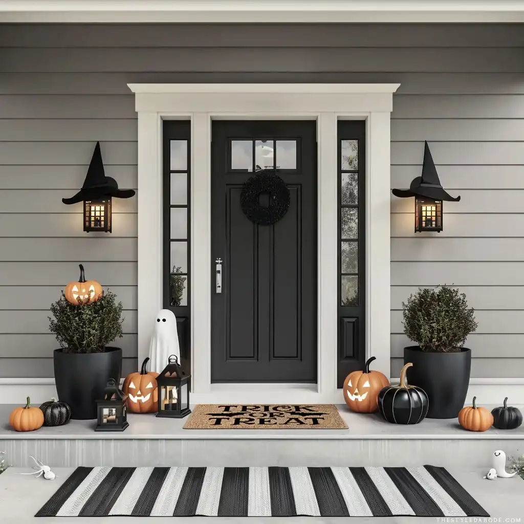 halloween decorated houses
