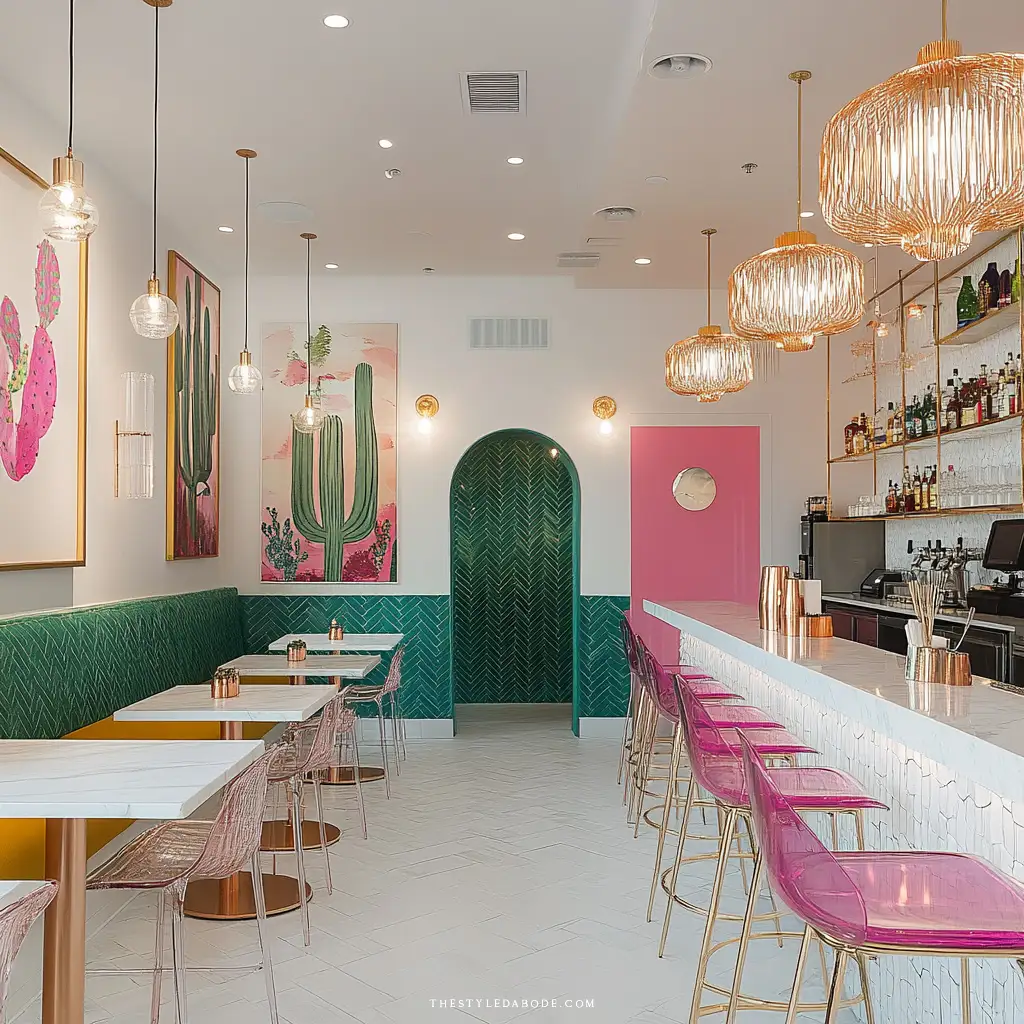 colorful restaurant