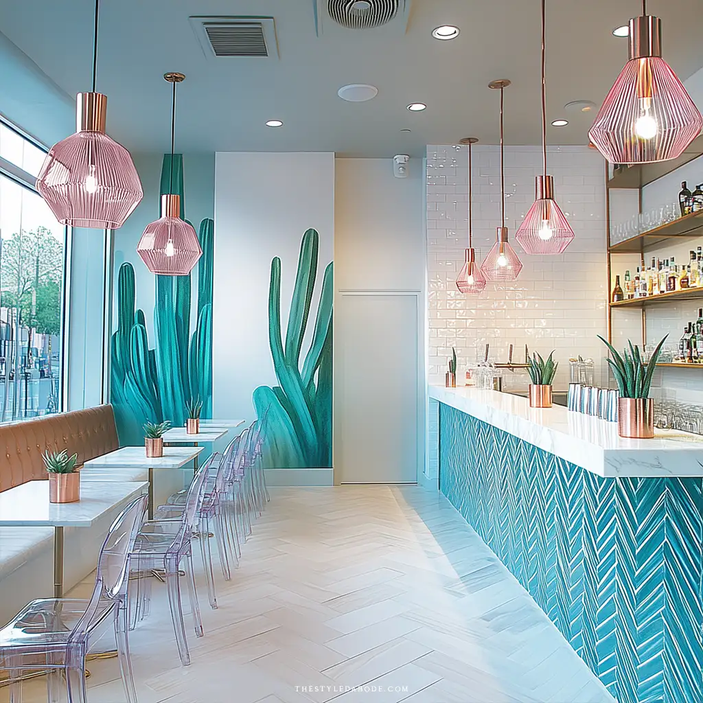 colorful restaurant
