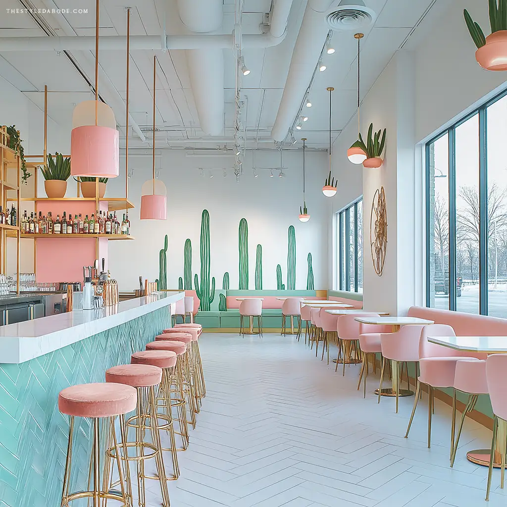 colorful restaurant