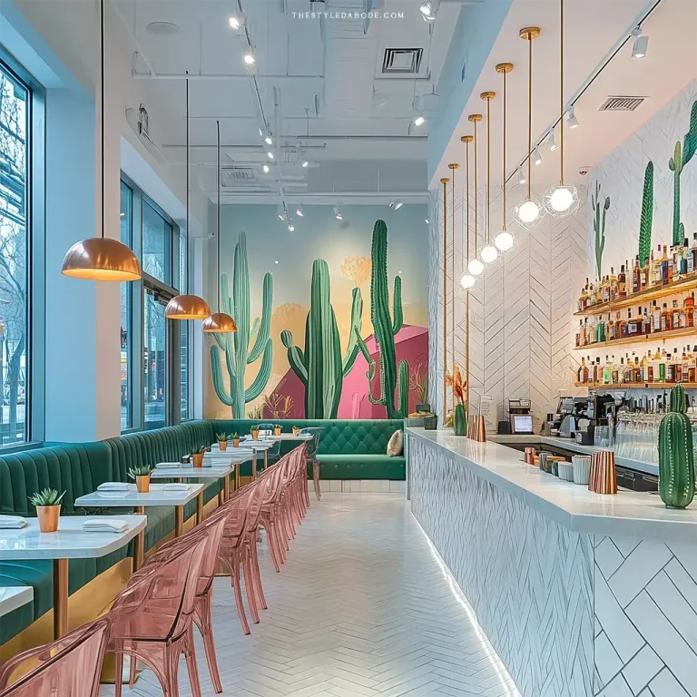 colorful restaurant