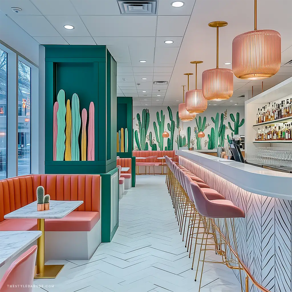 colorful restaurant