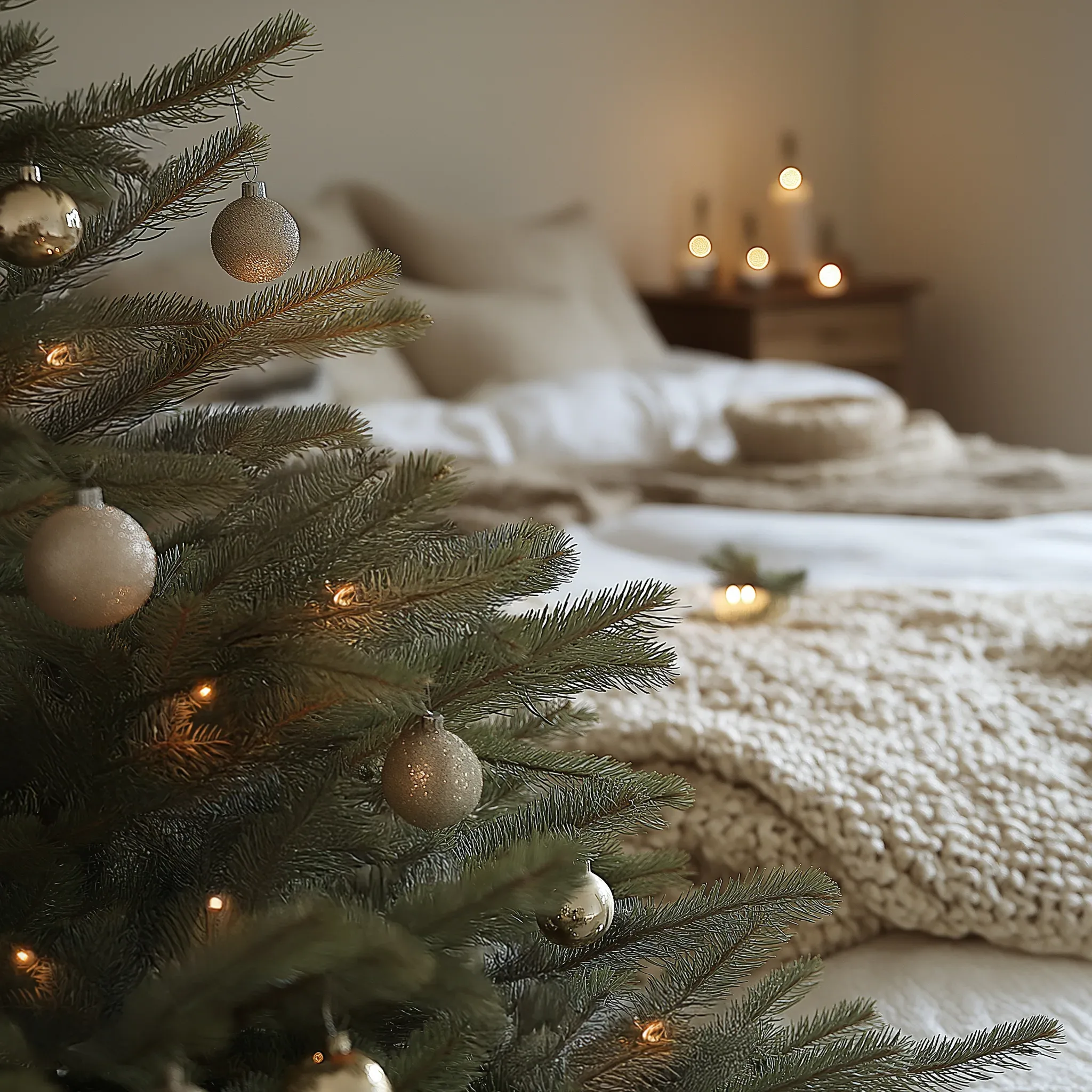 hygge winter bedroom