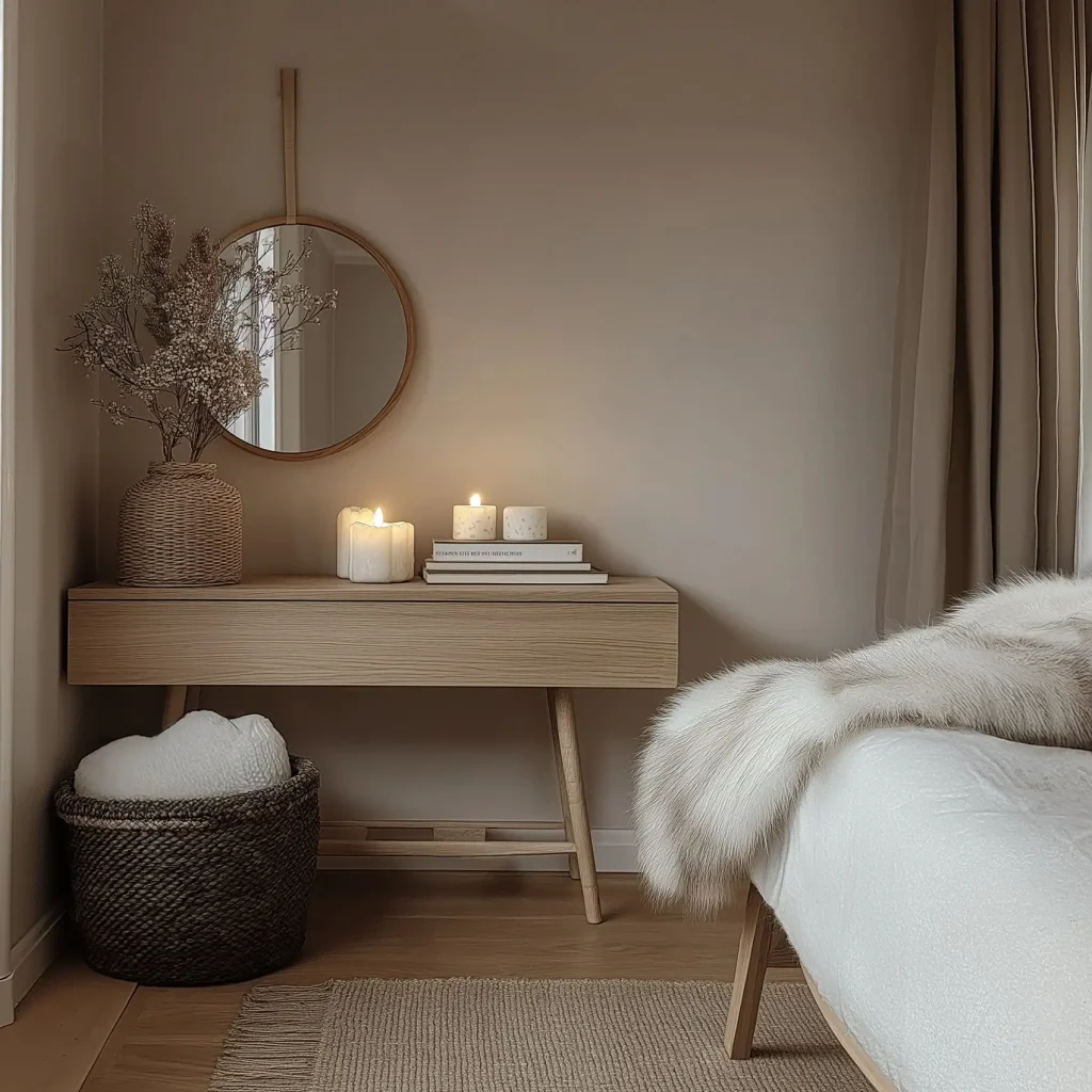 hygge winter bedroom