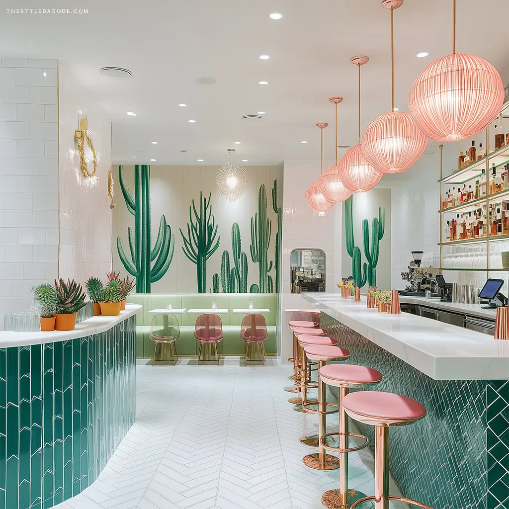 colorful restaurant