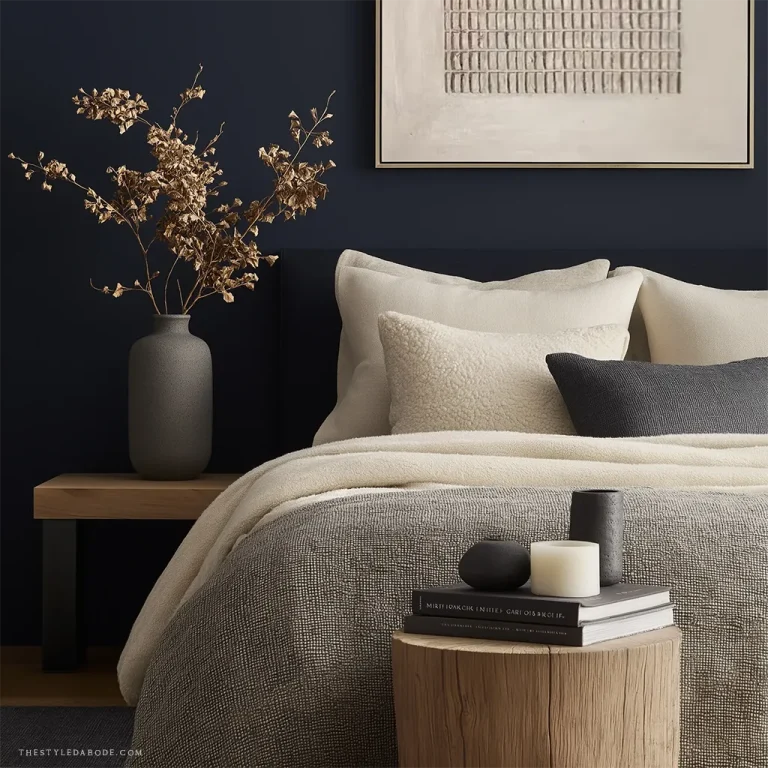 modern moody bedroom