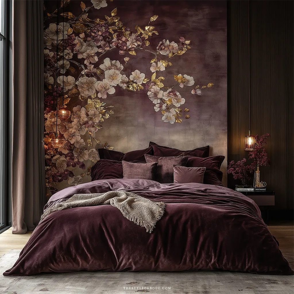 moody bedroom