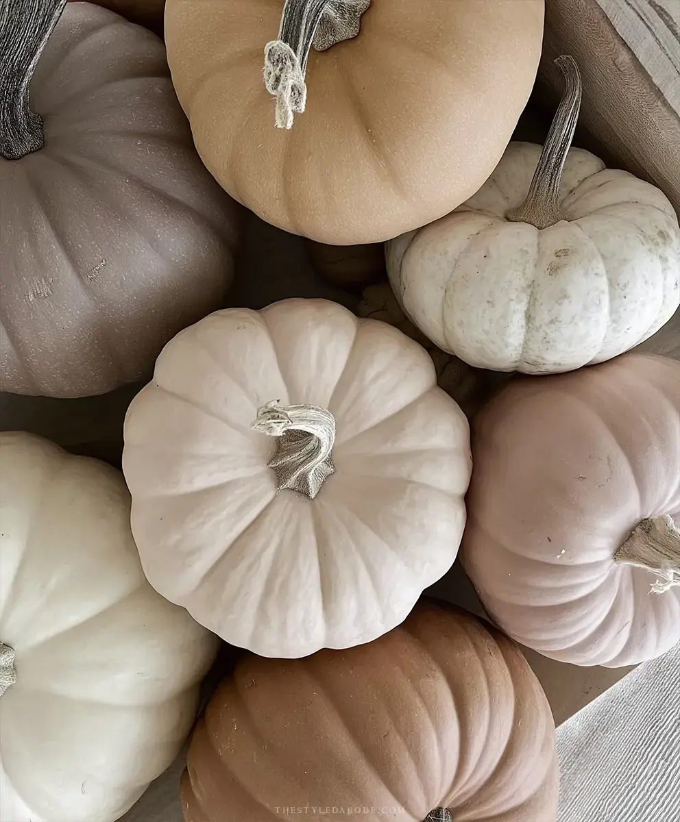 console table fall decor