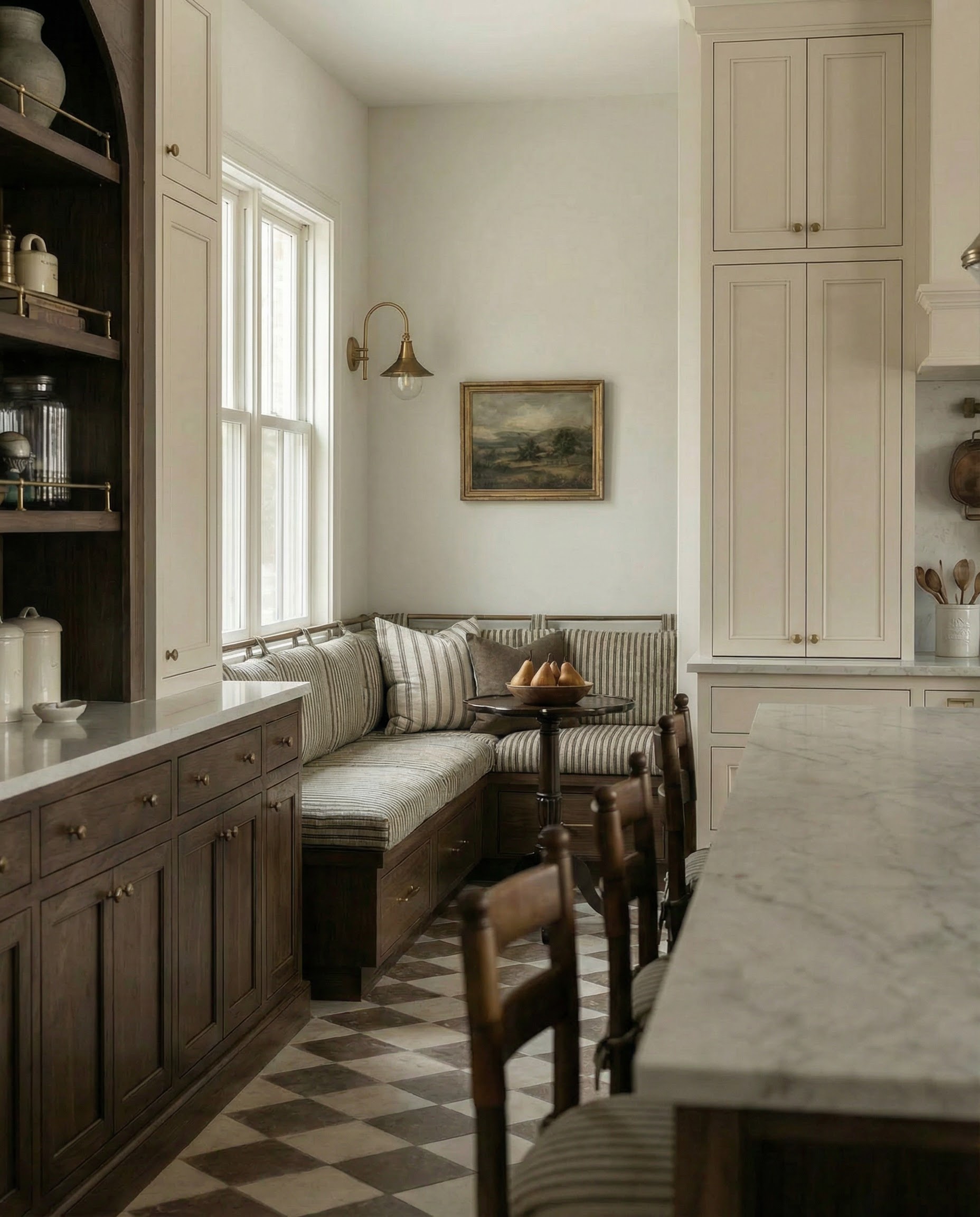 Project European Bistro Style Kitchen: A Study in Quiet Luxury
