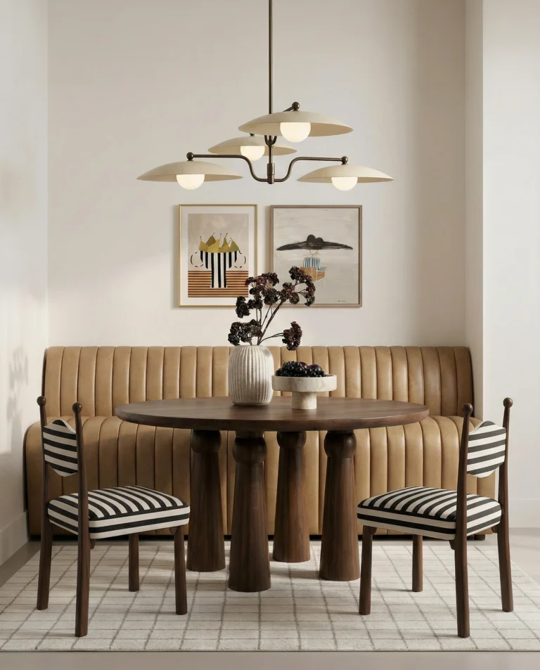 Get the Look | Warm Contemporary Breakfast Nook No. 01